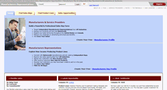 Desktop Screenshot of manufacturers-representatives.com